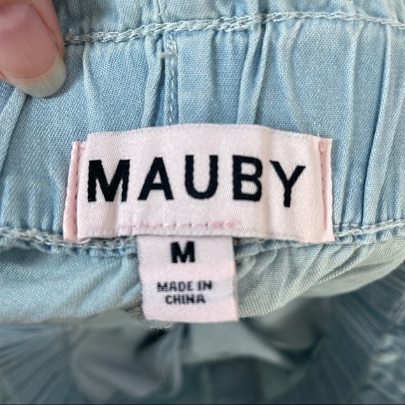 Mauby Light Blue Shorts - Picture 4 of 10